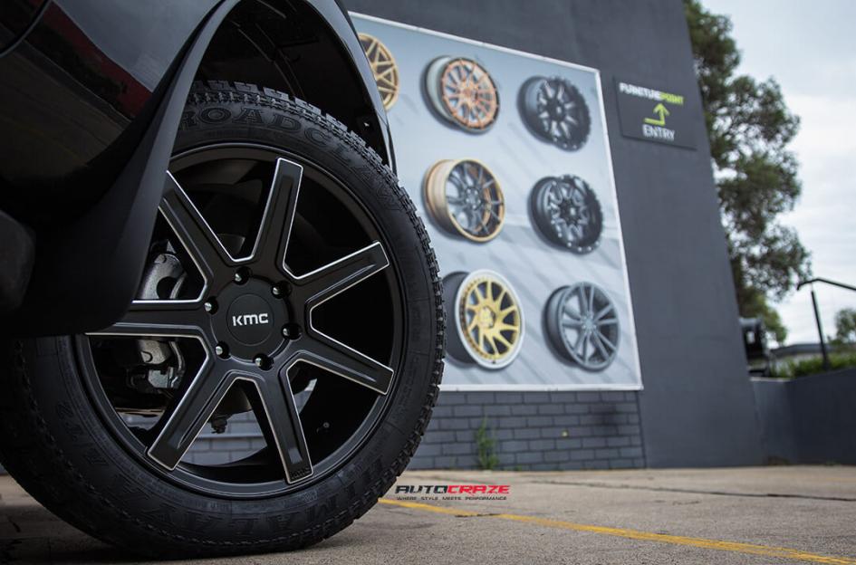 FORD RANGER KM700 SATIN BLACK MILLED